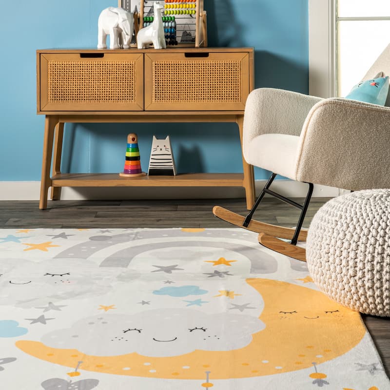 Nuloom Sweet Dreams SpinClean Machine Washable Kids Area Rug