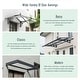 preview thumbnail 9 of 12, Aquila 3 ft. x 7 ft. Gray/Solar Gray Door and Window Fixed Awning