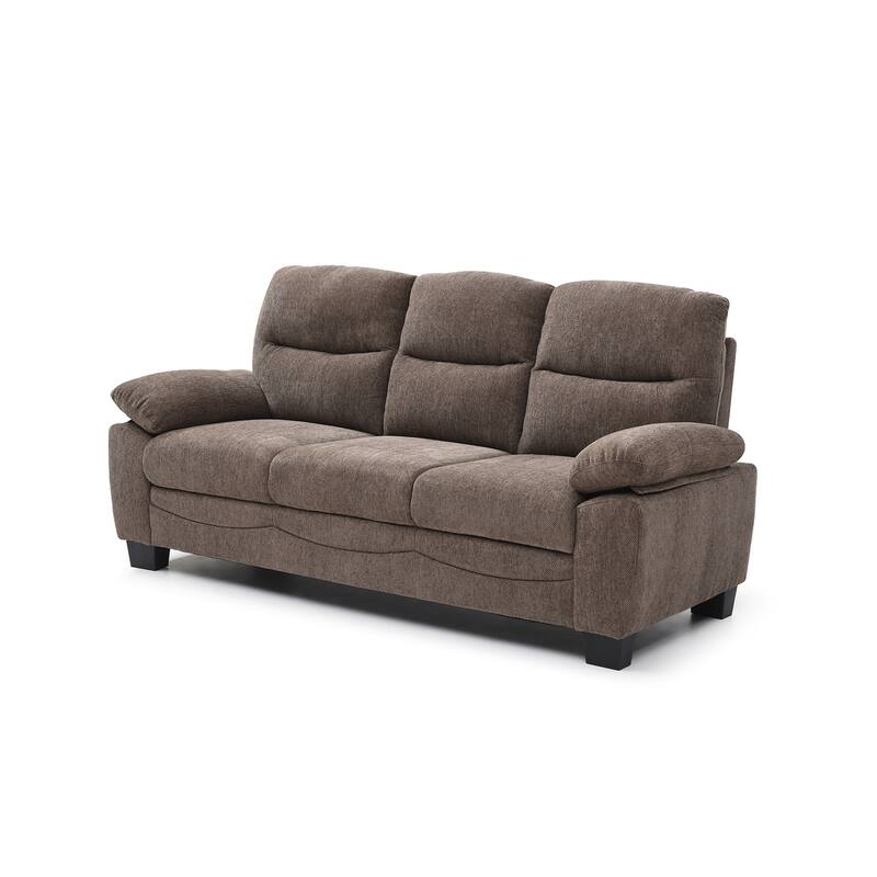 Summerton 78 in. Pillow Top Arm Polyester Straight Sofa