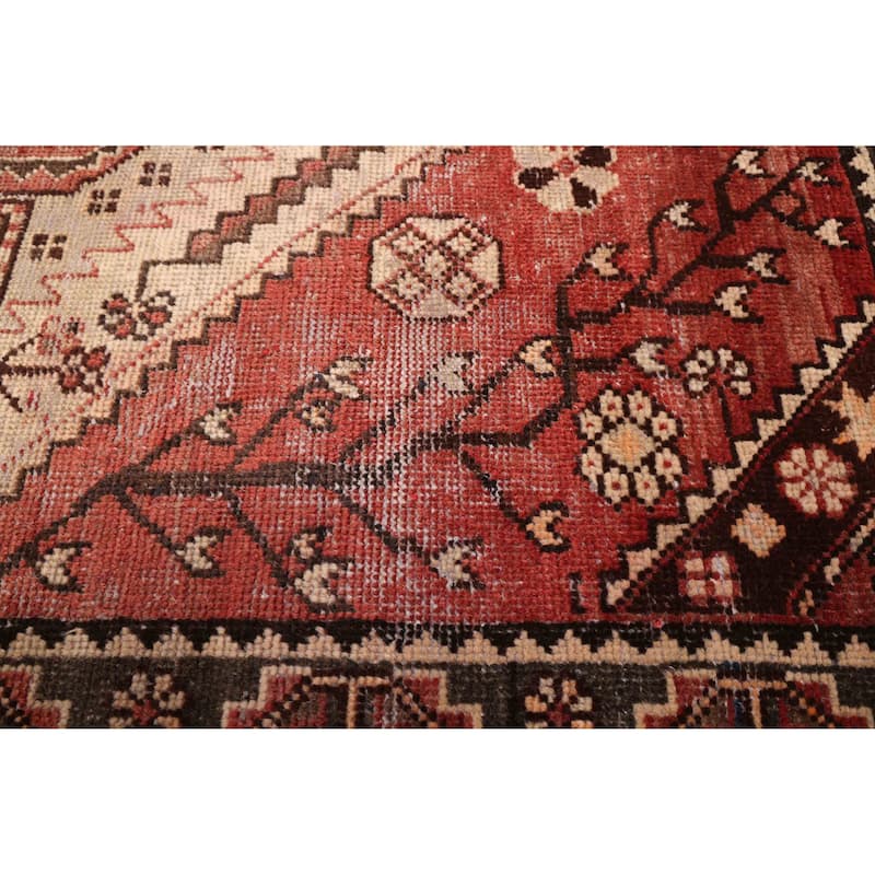 ECARPETGALLERY Hand-knotted Antalya Vintage Dark Copper Wool Rug - 4'5 x 6'7