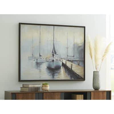 Signature Design by Ashley Worthney Blue/Beige Wall Art