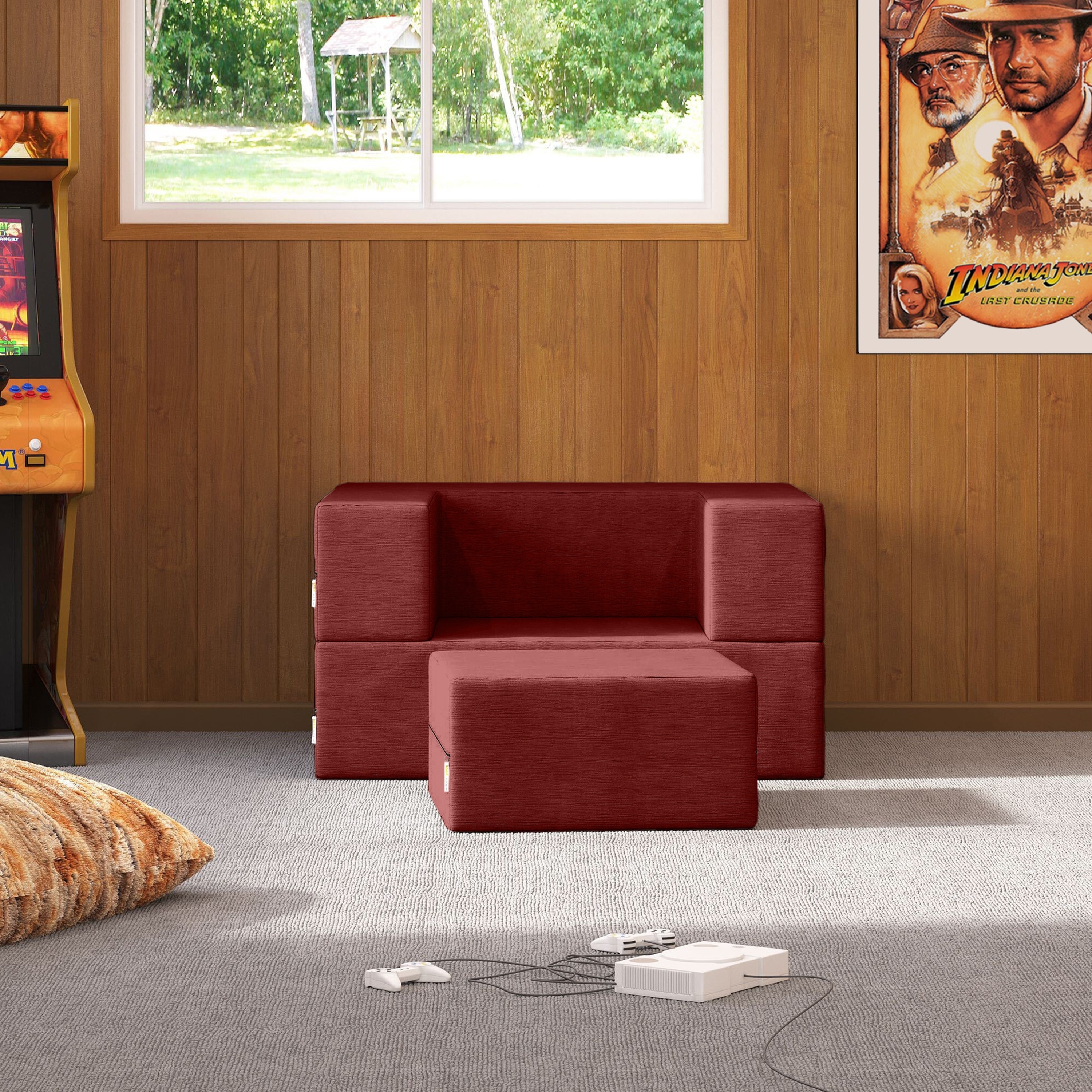 Twin sleeper chair with ottoman best sale