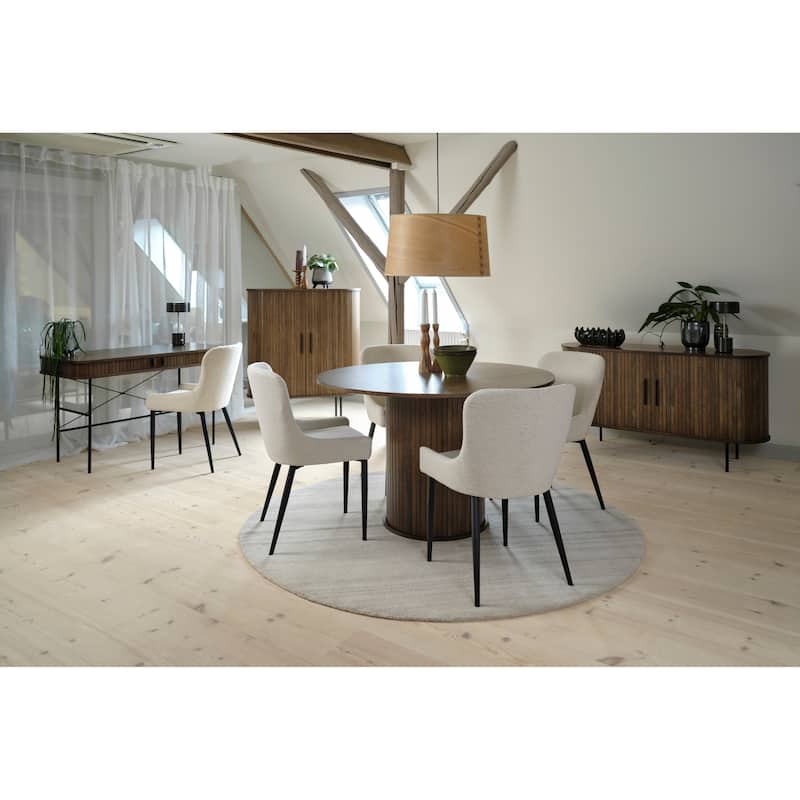 Rye Studio Nicola Mid-Century Modern Pedestal Dining Table