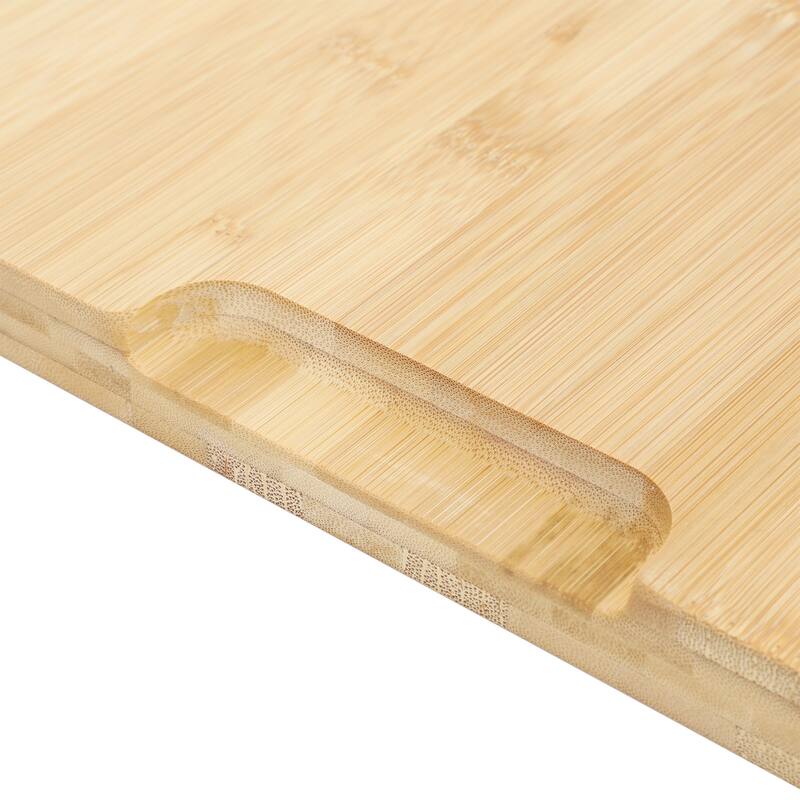 MegaChef Bamboo 24 x 18 Inch Large Cutting, Prep and Serving Board
