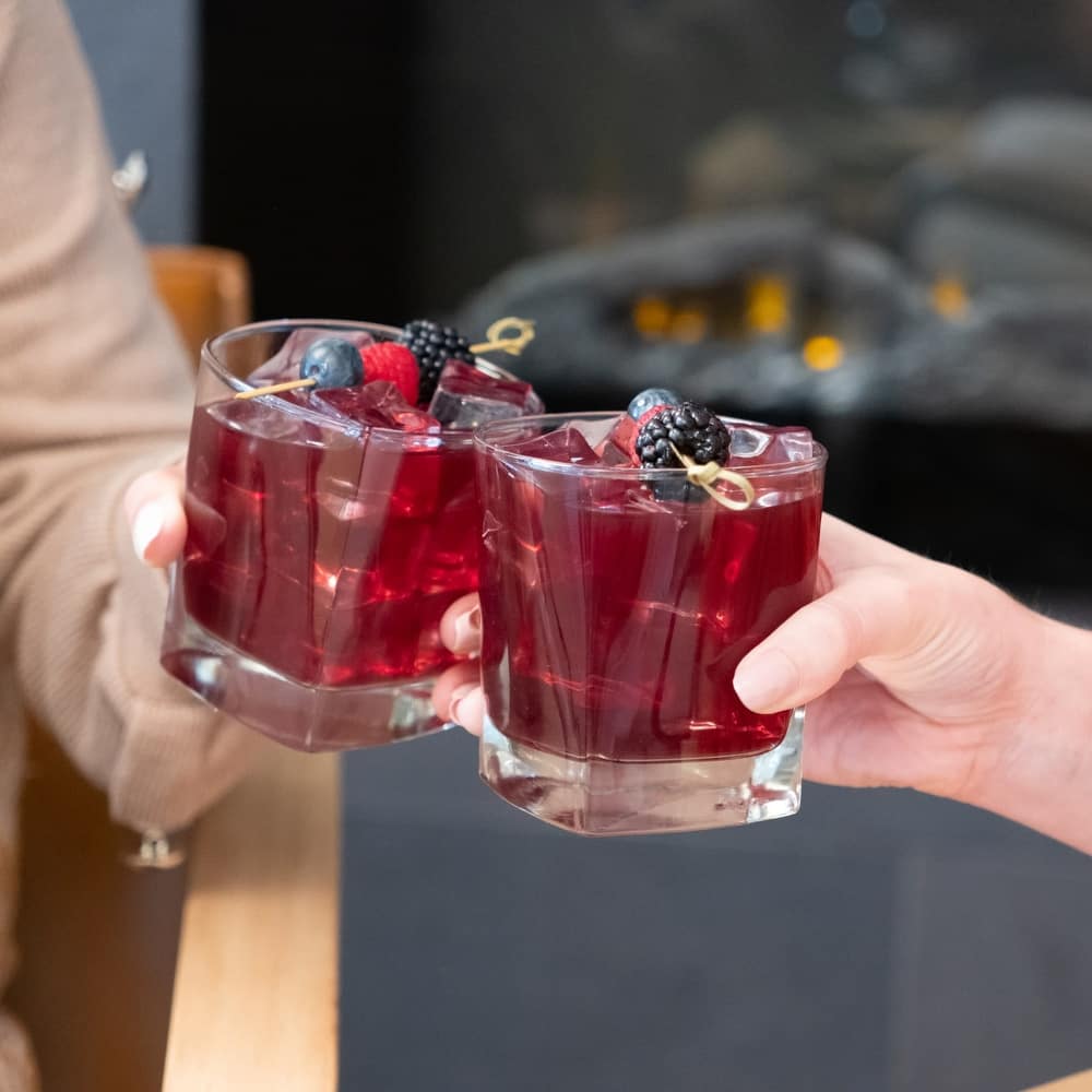 Libbey Charleston Double Old Fashioned Rocks Glass, 12 ounce, Set of 4 - Set of 4