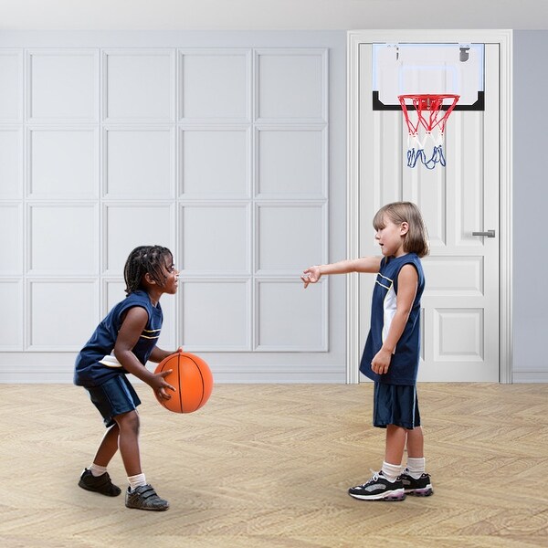 Junior Wall Mounted Basketball Board Spare Hoop Ring Children Set Kids Board Net 