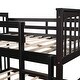 preview thumbnail 12 of 11, Modren Full over Full Bunk Bed With Ladder For Bedroom,Guest Room Furniture for Bedroom