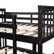 preview thumbnail 16 of 23, Twin Over Full Bunk Bed, Converted into 2 Beds, Solid Wood Bunkbeds Bedframe with Safety Rail and Ladder, for Kids/Teens Bedroom
