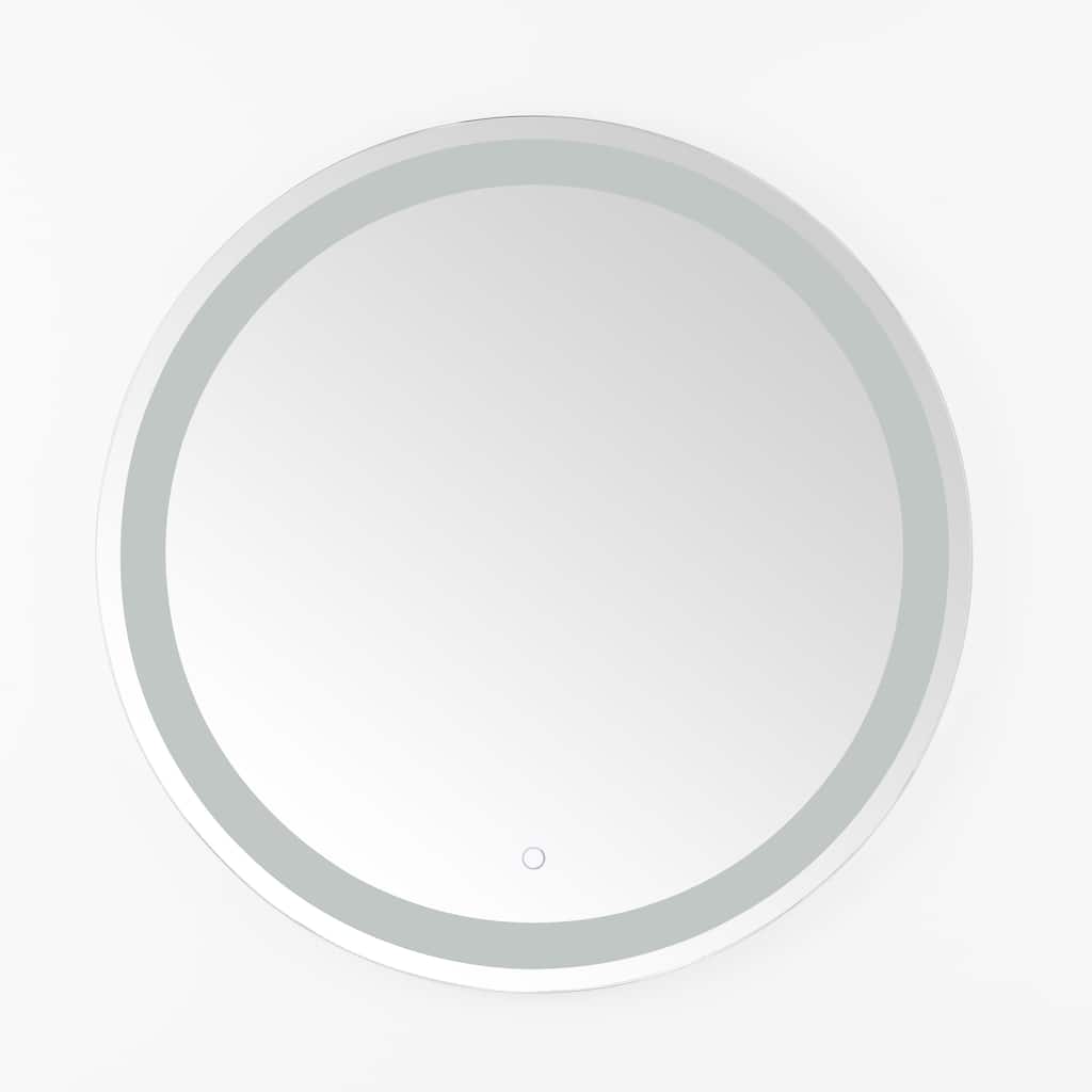 SAFAVIEH Tamica 30" Led Vanity Mirror - Silver - 30Wx1Dx30H