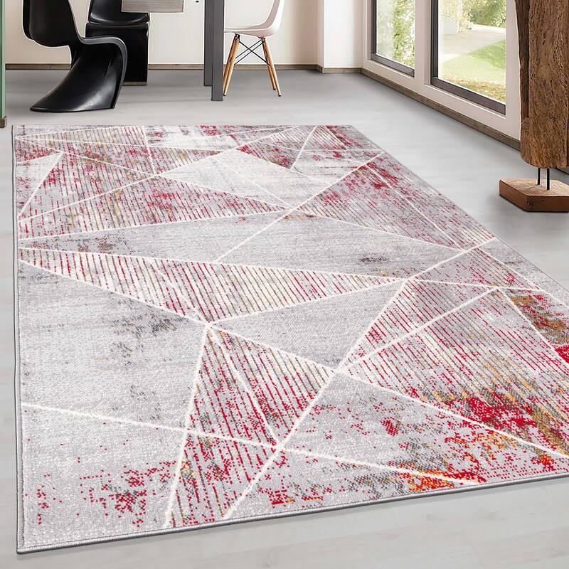 World Rug Gallery Geometric Modern Area Rug