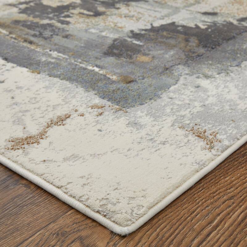 Grand Bazaar Takara Machine Made Watercolor Modern Area Rug
