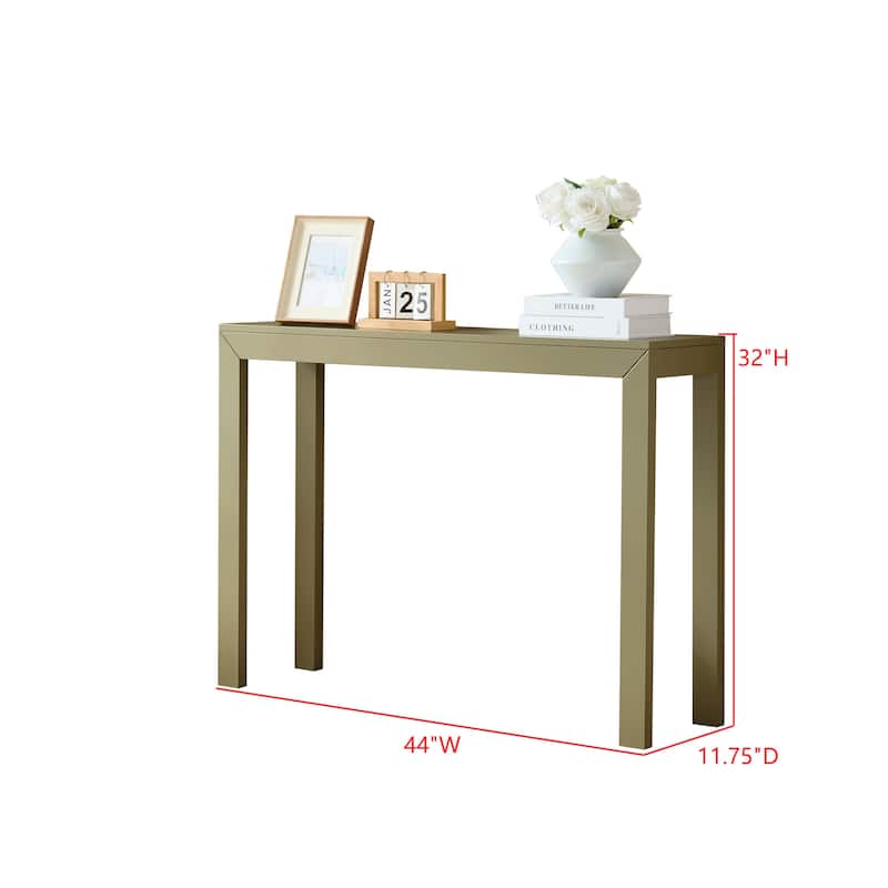 Russell Collection Modern Wood Rectangle Console Table