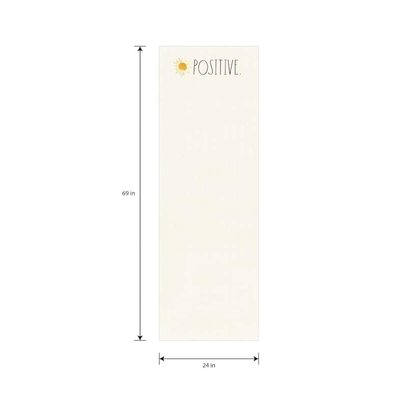 Rae Dunn Yoga/Exercise Mat - 24" x 69"