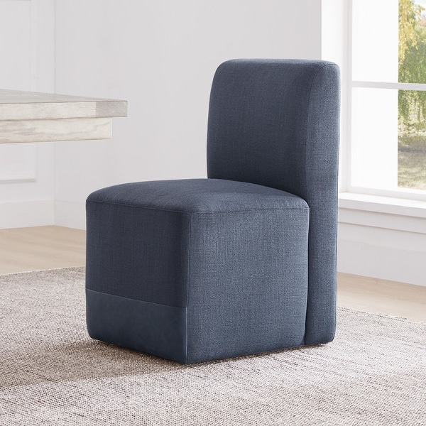 Charlotte Upholstered Dining Chairs with Casters Set of 2 - On Sale - Bed  Bath & Beyond - 39681095