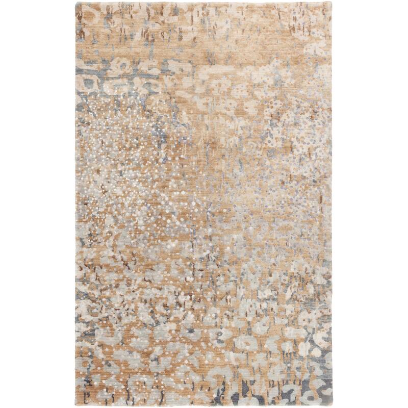 Hand-Knotted Giana Abstract Wool Area Rug