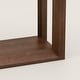preview thumbnail 12 of 11, GDFStudio - 60-Inch Veneer Modern Wooden Console Table with Distressed Finish and Open Storage