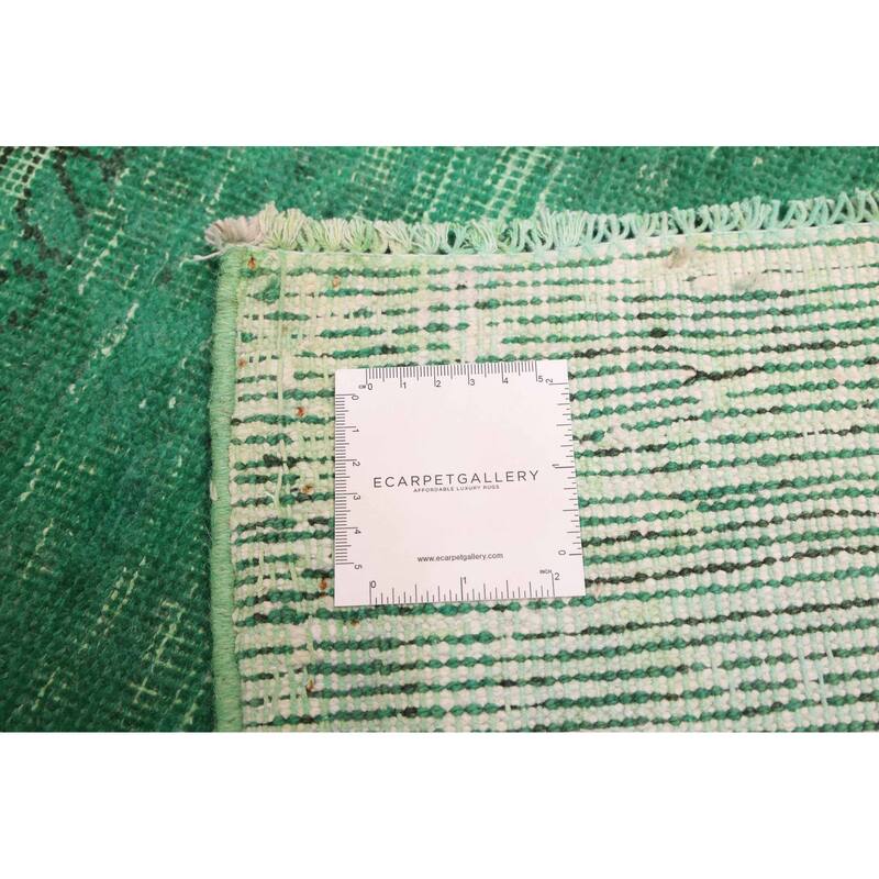 ECARPETGALLERY Hand-knotted Color Transition Green Wool Rug - 4'11 x 5'7