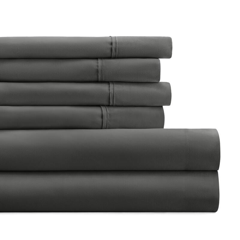 Becky Cameron Double Brushed Deep Pocket 6 Piece Sheet Set
