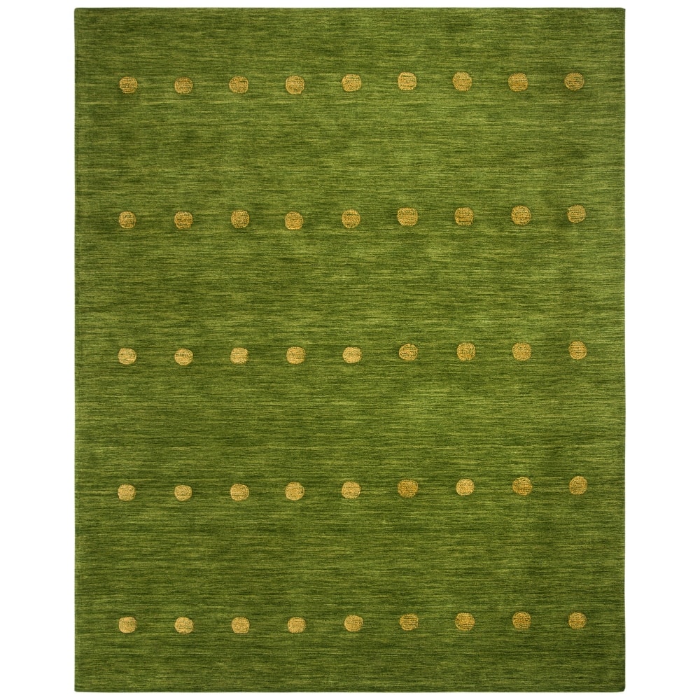 SAFAVIEH Handmade Himalaya Poppy Glossary Modern Wool Rug