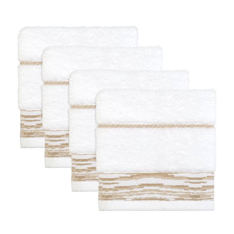 Nicole Miller Sydney 4-Pack Washcloth Set