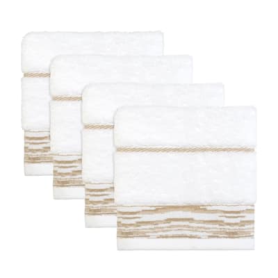 Nicole Miller Sydney 4-Pack Washcloth Set