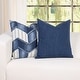 preview thumbnail 15 of 18, Vintage Washed Denim Throw Pillow with Removable Cover