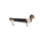 preview thumbnail 23 of 30, Polystone Farmhouse Garden Sculpture Dogs 25 x 55 x 10 - 55 x 10 x 25