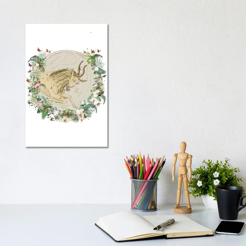 iCanvas "Capricorn Horoscope" by Natalie Ryan Canvas Print - 12x8x0.75