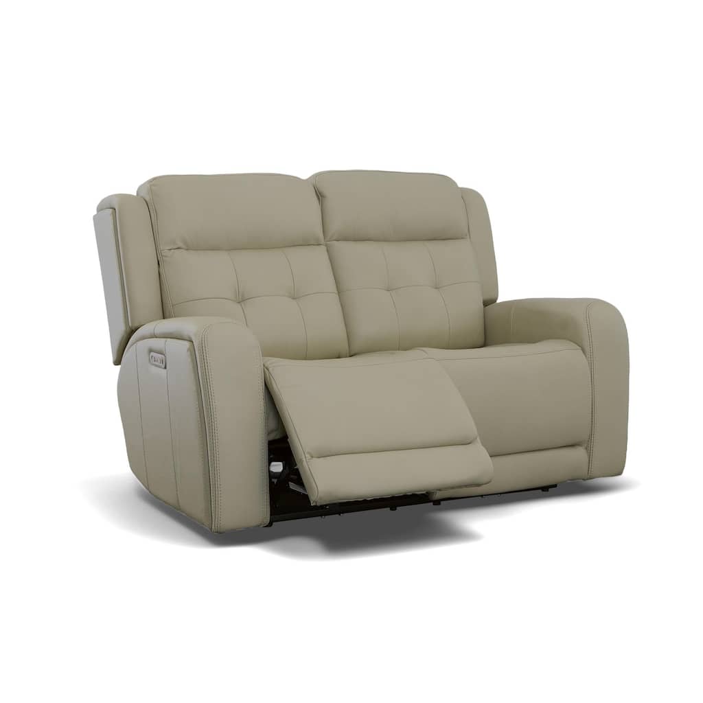 Grant 63" Premium Leather Reclining Loveseat by Flexsteel