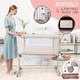 preview thumbnail 17 of 17, Babyjoy 3-in-1 Baby Bassinet Beside Sleeper Crib with 5-Level - See Details