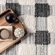 preview thumbnail 7 of 7, Nuloom Kellina Plaid High/Low Tassel Area Rug