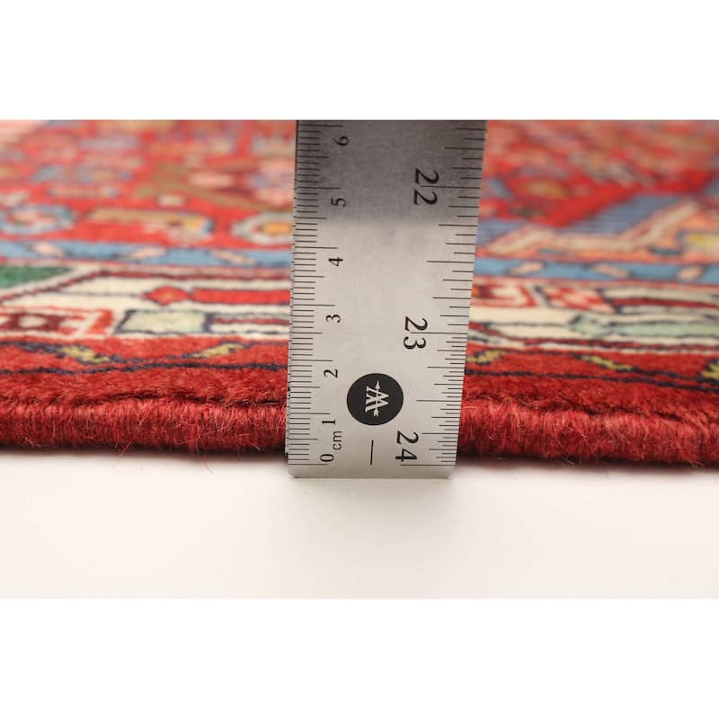 ECARPETGALLERY Hand-knotted Konya Anatolian Red Wool Rug - 2' 7" x 9' 6"