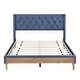 preview thumbnail 38 of 56, 4 Pcs Bedroom Sets Platform Bed with 2 Nightstands and Storage