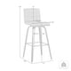 preview thumbnail 19 of 120, Skara Swivel Bar Stool, Upholstered Bar Height Chair with Bentwood Frame