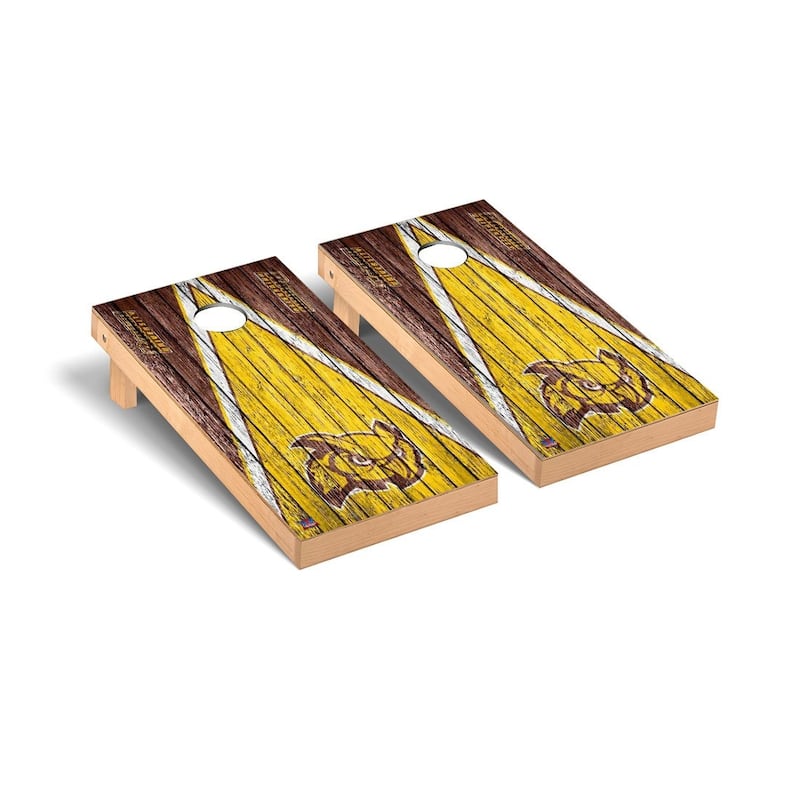 Rowan University Profs Weathered Cornhole Board Set