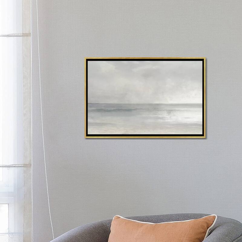 iCanvas "Pastel Seascape II" by Christy McKee Framed Canvas Print