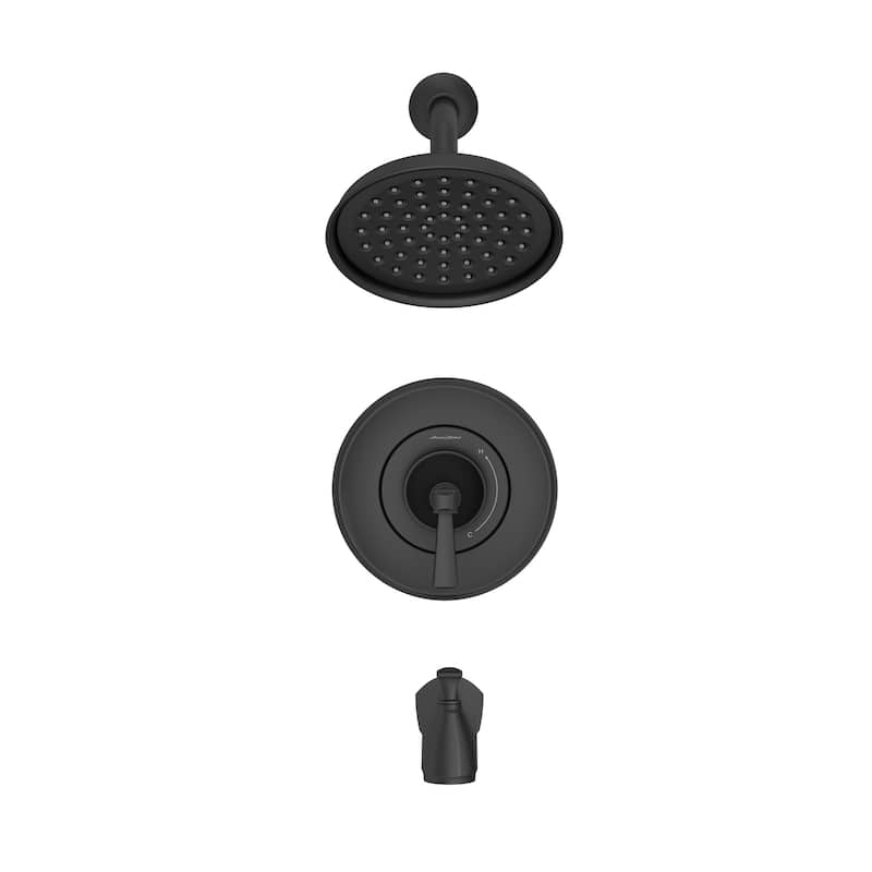 American Standard TU617.508 Glenmere Tub and Shower Trim Package with - Matte Black
