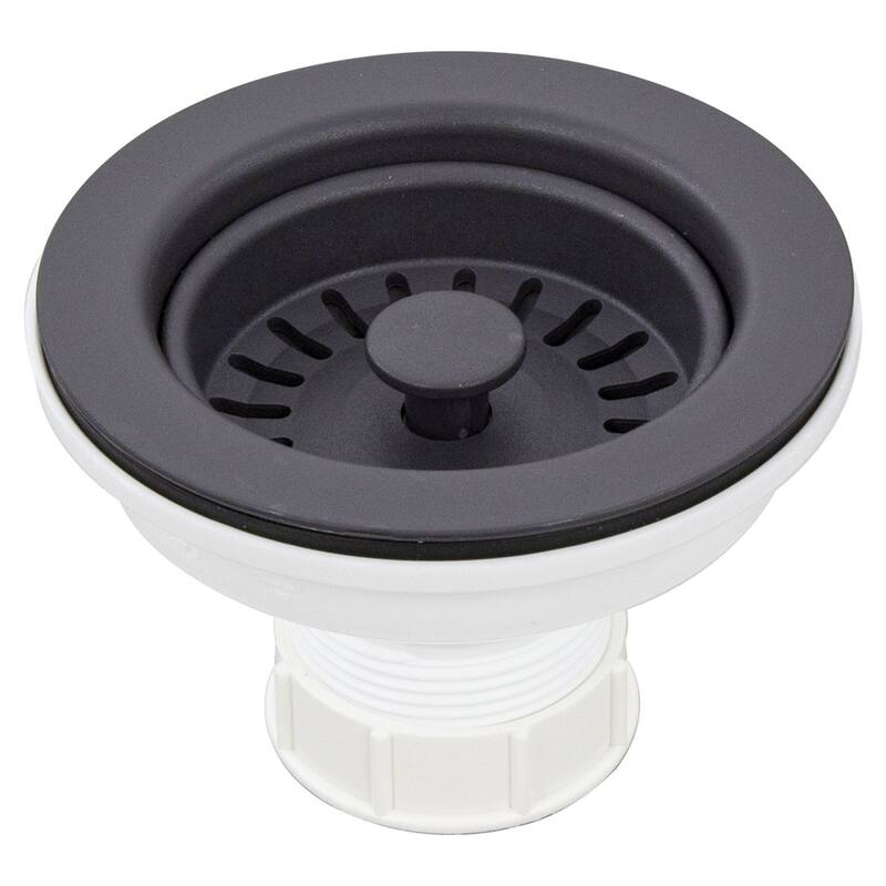 Transolid 2410 3.5-in Plastic Strainer - 4.5" x 3.37" x 3.12 - Cinder