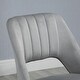 preview thumbnail 9 of 7, Velvet Mid Back Home Office Chair with Wheels, Ergonomic Study Seat, Upholstered Tufted Chairs with Hollow Back Design - N/A