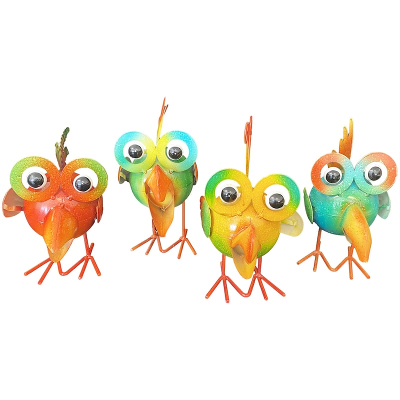 8.25" Iron Baby Jungle Birds