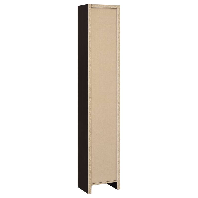 Modern 71-inch 9-shelf Bookcase Brown Cappuccino Home Office Furniture - Brown,Cappuccino