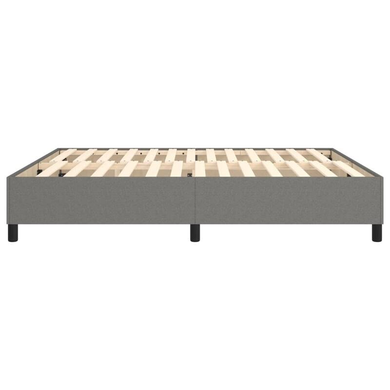 vidaXL Bed Frame Box Spring Platform Bed Mattress Foundation Bedroom Fabric