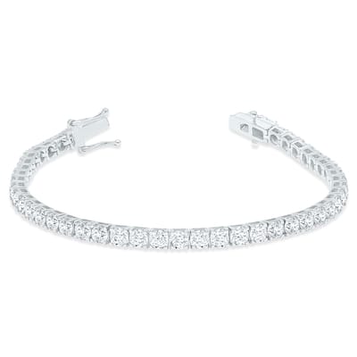 Marquee 10 Carat TW Diamond Tennis Bracelet in 14K White Gold