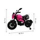 preview thumbnail 2 of 29, Electric Ride-On Motorcycle for Kids with Manual Throttle, Soft PU Seat, and Safety Wheels