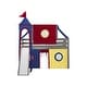 preview thumbnail 58 of 117, JACKPOT Prince & Princess Low Loft Twin Bed, Ladder Slide Tent & Tower