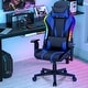 Gaming Chair Adjustable Swivel Computer Chair w/ Dynamic LED Lights ...