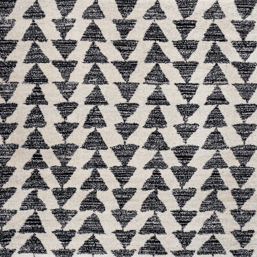 JONATHAN Y Khalil Moroccan Triangle Geometric Area Rug