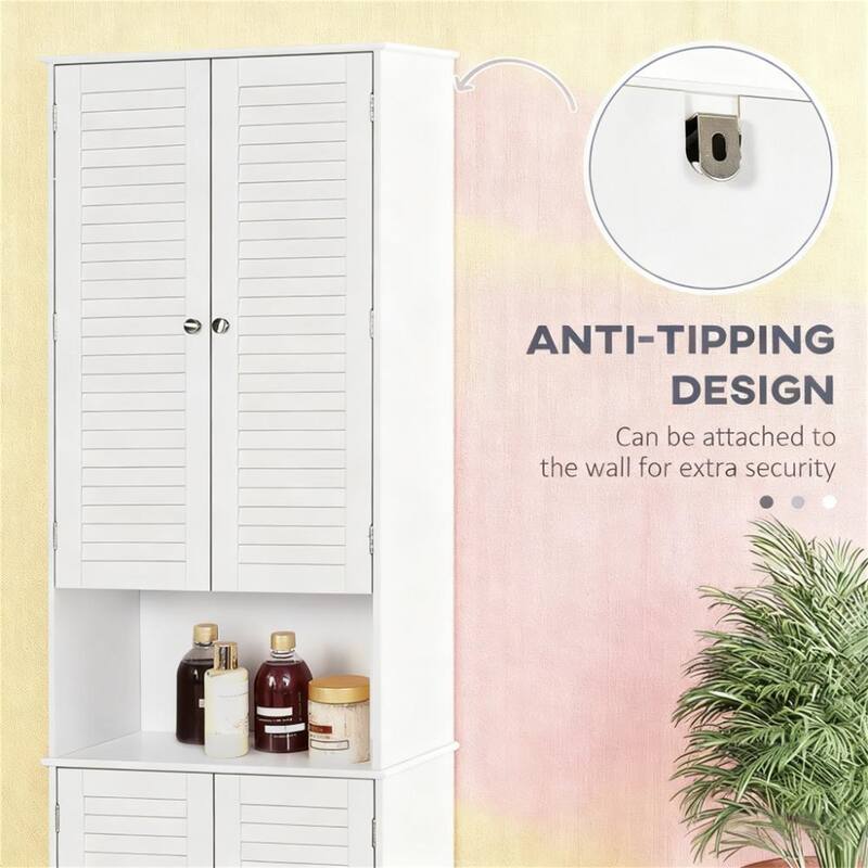 Space-Saving Design, Tall Narrow Bathroom Storage Cabinet