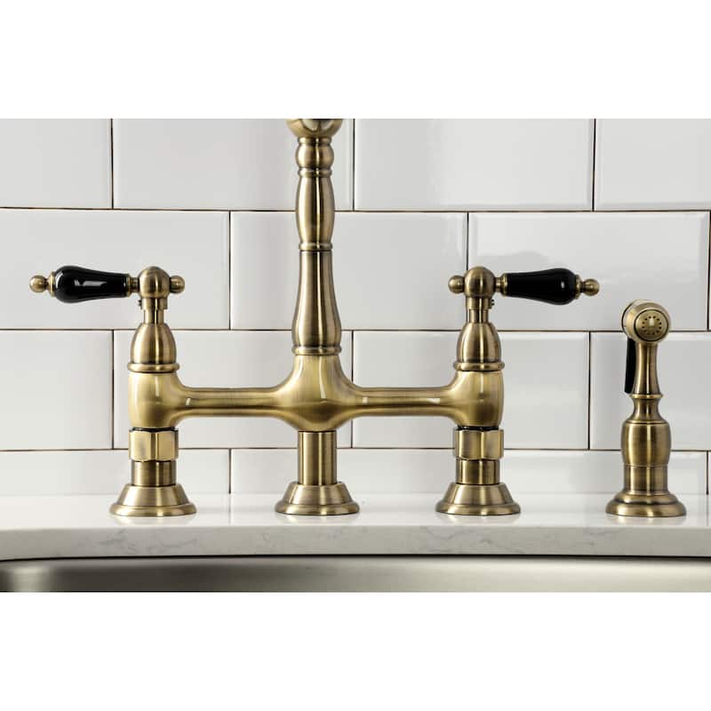 Kingston Brass Duchess Bridge Kitchen Faucet