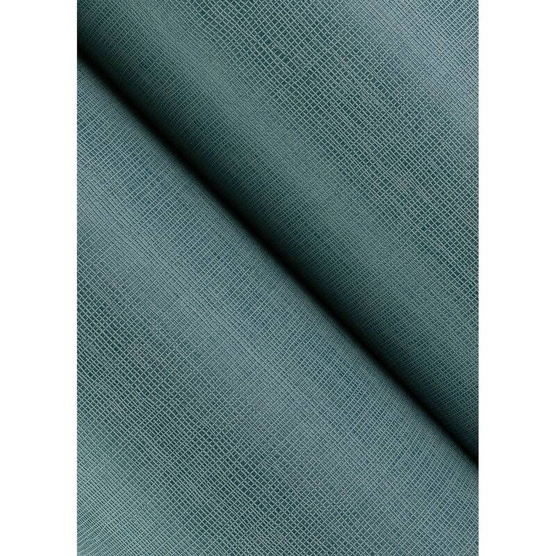 A-Street Prints Alba Turquoise Open Weave Wallpaper